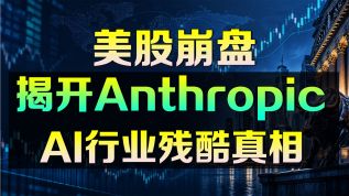 美股崩盘！Anthropic揭开AI行业最残酷的真相！#crwv #nbis #amzn #meta