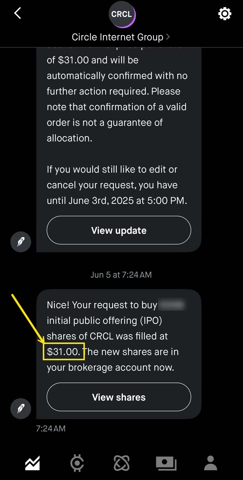 CRCL request