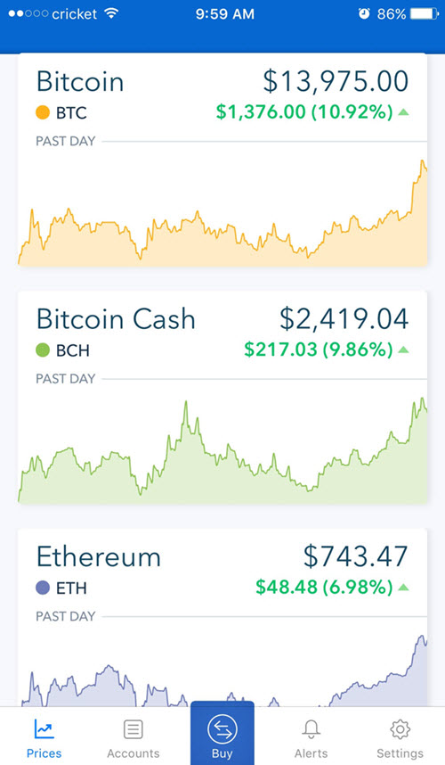 coinbase open