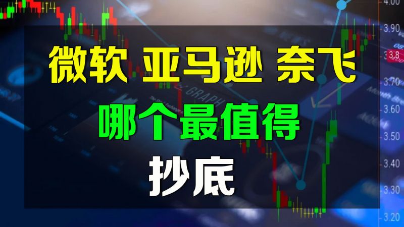 美股 微软、亚马逊、奈飞，哪个最值得抄底