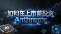 如何在上市前投资Anthropic